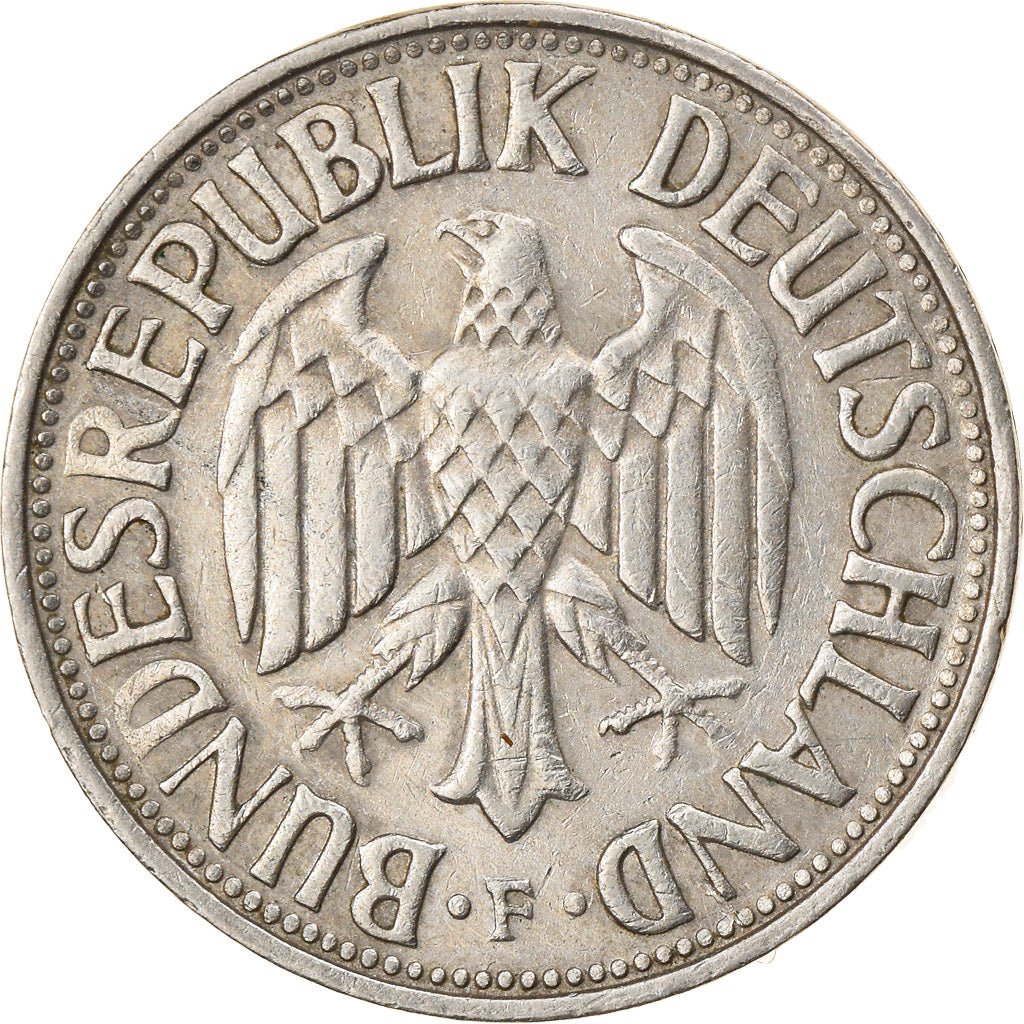 Moneta, GERMANIA - REPUBBLICA FEDERALE, Mark, 1968, Stuttgart, BB, Rame-nichel
