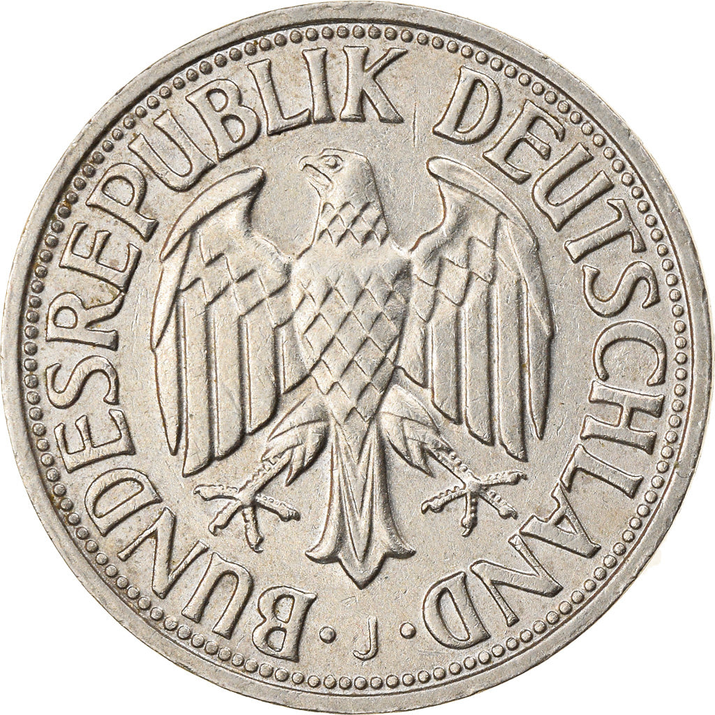 Moneta, GERMANIA - REPUBBLICA FEDERALE, Mark, 1968, Hambourg, BB, Rame-nichel