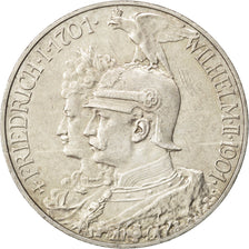 Stati tedeschi, PRUSSIA, Wilhelm II, 5 Mark, 1901, Berlin, BB, Argento, KM:526