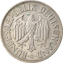 Moneda, ALEMANIA - REPÚBLICA FEDERAL, Mark, 1967, Karlsruhe, MBC, Cobre -