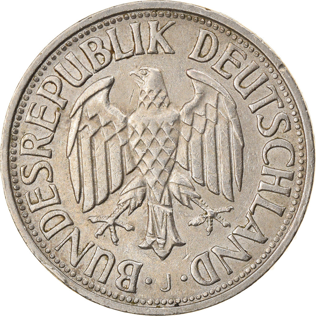 Moneta, Niemcy - RFN, Mark, 1967, Hambourg, EF(40-45), Miedź-Nikiel, KM:110