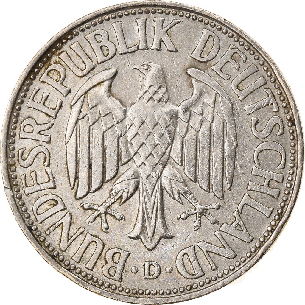 Moeda, ALEMANHA - REPÚBLICA FEDERAL, Mark, 1961, Munich, EF(40-45)