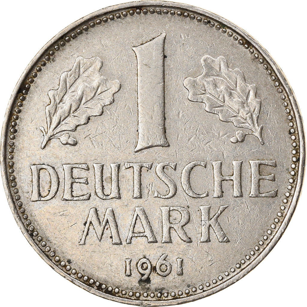 Moeda, ALEMANHA - REPÚBLICA FEDERAL, Mark, 1961, Munich, EF(40-45)
