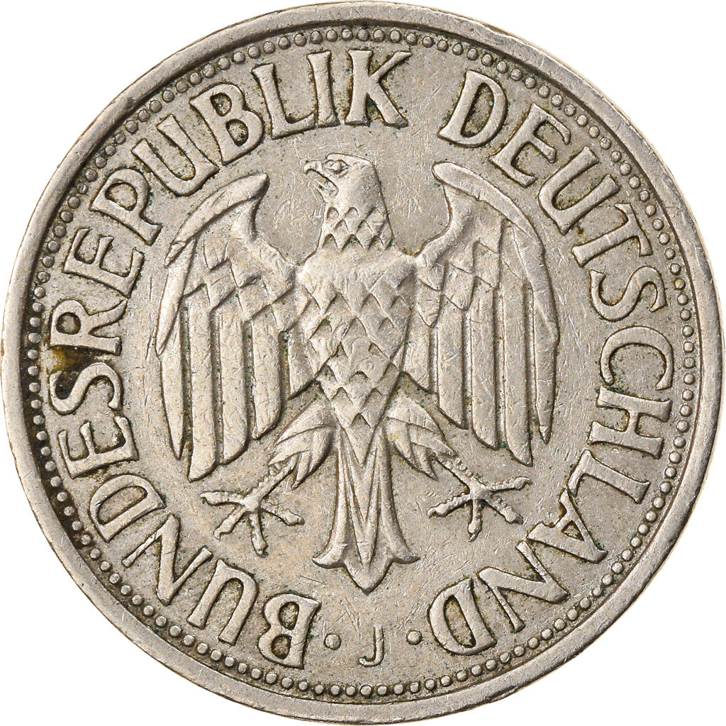 Moneta, GERMANIA - REPUBBLICA FEDERALE, Mark, 1960, Hambourg, BB, Rame-nichel