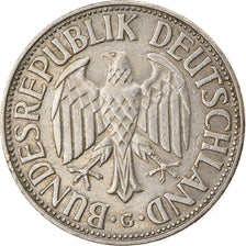 Moneta, GERMANIA - REPUBBLICA FEDERALE, Mark, 1966, Karlsruhe, BB, Rame-nichel