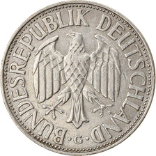 Coin, GERMANY - FEDERAL REPUBLIC, Mark, 1962, Karlsruhe, EF(40-45)
