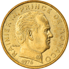 Coin, Monaco, Rainier III, 5 Centimes, 1976, EF(40-45), Aluminum-Bronze, KM:156