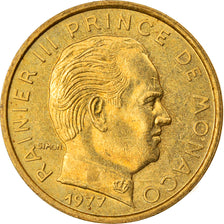 Coin, Monaco, Rainier III, 5 Centimes, 1977, AU(55-58), Aluminum-Bronze, KM:156