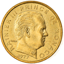 Monnaie, Monaco, Rainier III, 5 Centimes, 1977, SUP, Aluminum-Bronze, Gadoury:MC