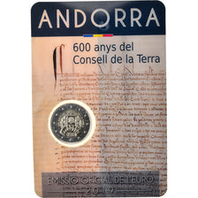 Andorra, 2 Euro, Conseil de la Terre, 2019, BU, MS(65-70), Bi-Metallic