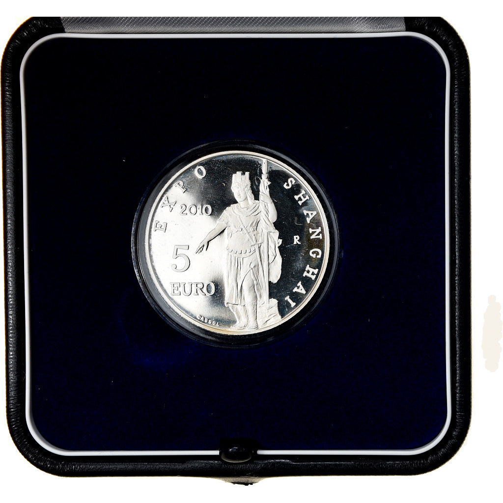 San Marino, 5 Euro, 2010, Argent, Shanghai Expo, KM:495