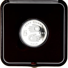San Marino, 5 Euro, Exposition universelle, 2015, FDC, Argento