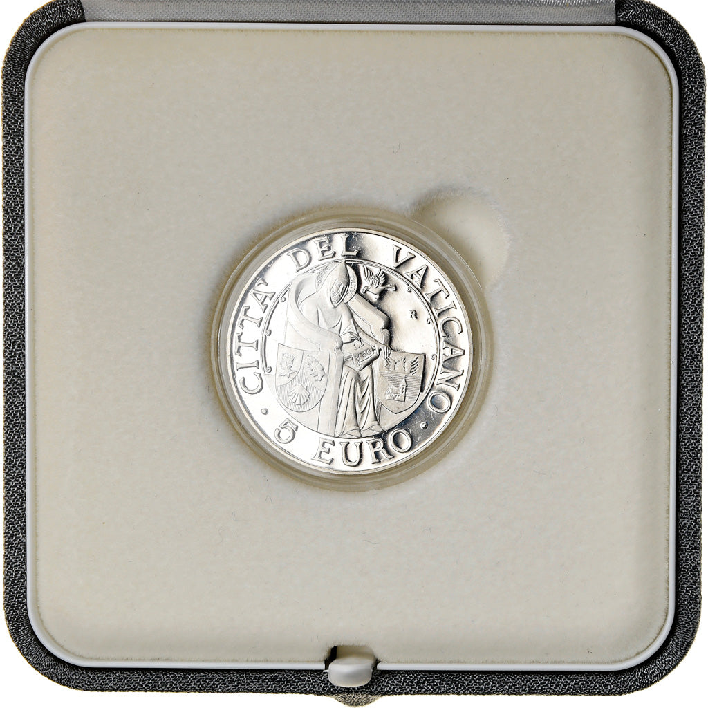 Coin, VATICAN CITY, Benedict XVI, 5 Euro, 2006, Rome, MS(65-70), Silver, KM:395