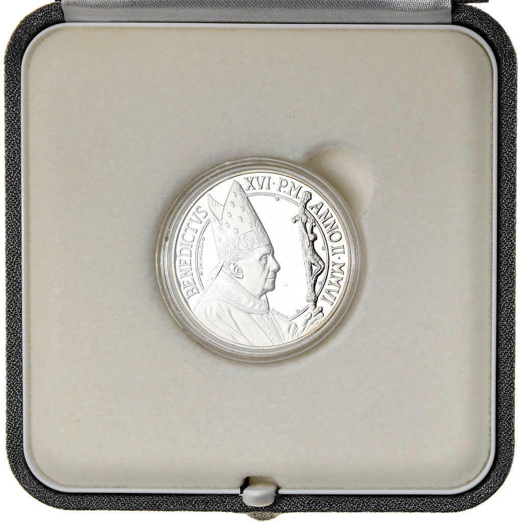 Coin, VATICAN CITY, Benedict XVI, 5 Euro, 2006, Rome, MS(65-70), Silver, KM:395
