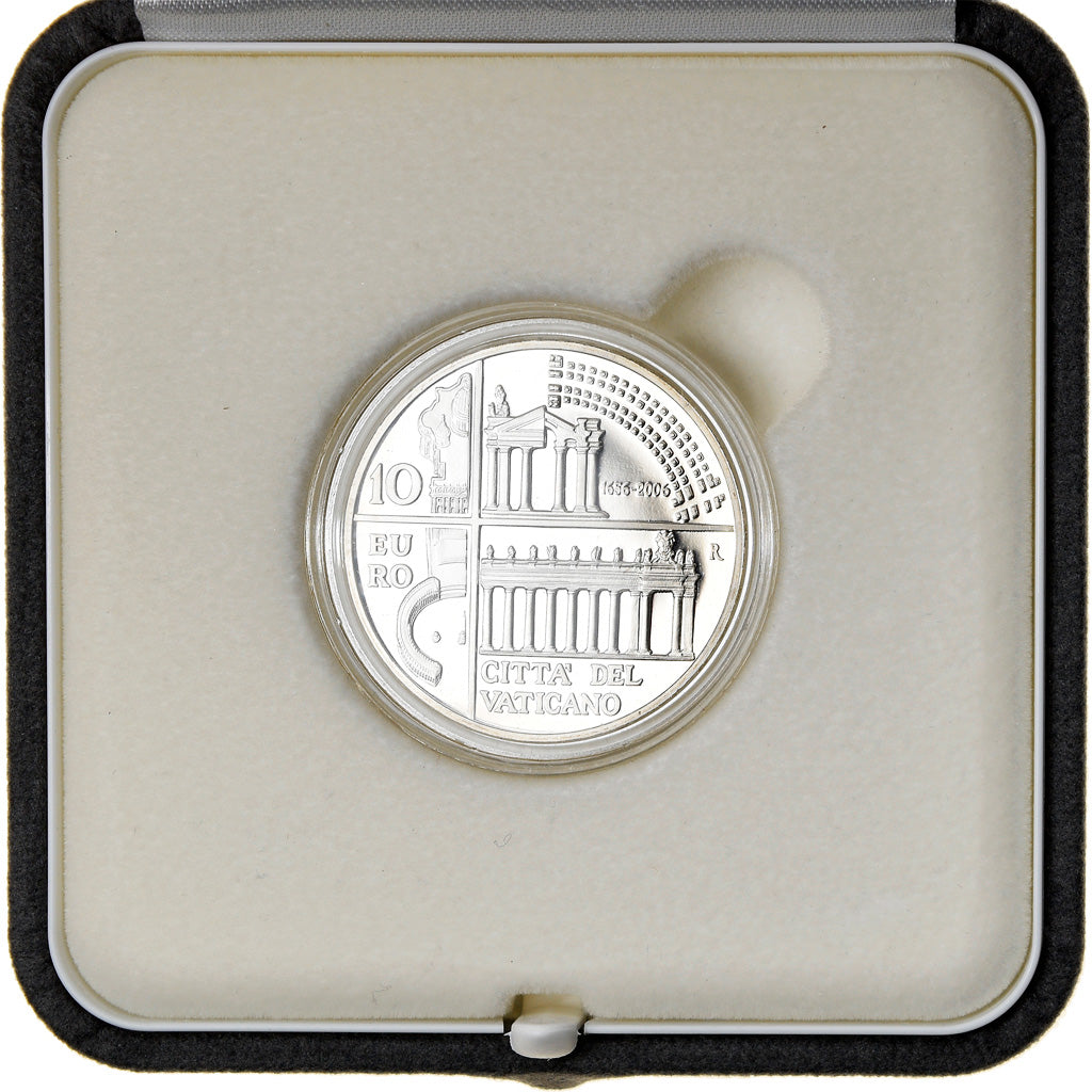 VATICAN CITY, 10 Euro, 2006, MS(65-70), Silver, KM:396
