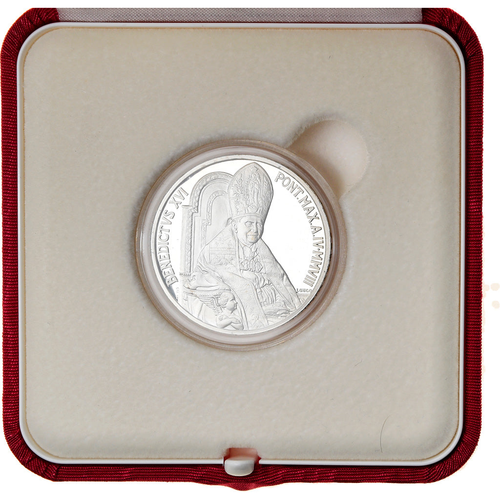 Vaticano, Pape Benoit XVI, 10 Euro, Journée mondiale de la Paix, 2008, FDC