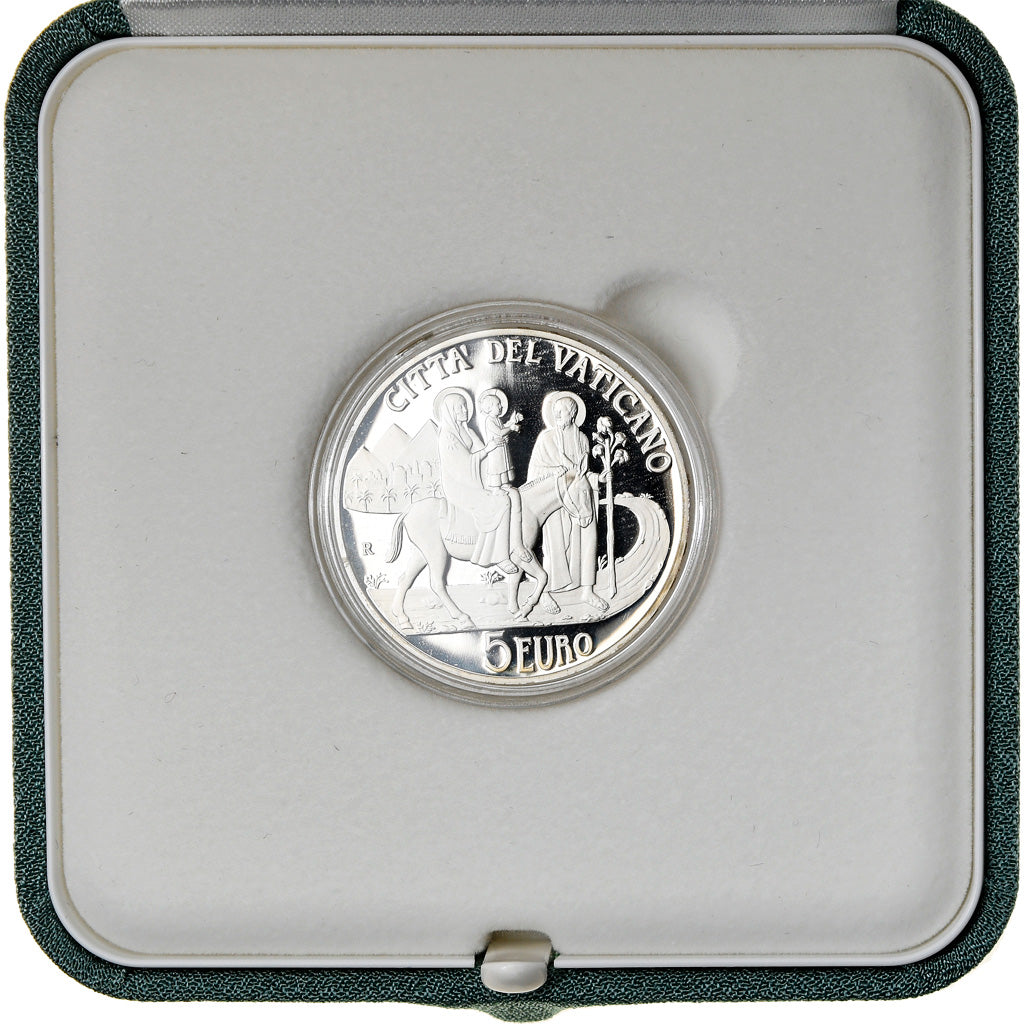 Vatican, Pape Benoit XVI, 5 Euro, Journée Migrants et Réfugiés, 2010