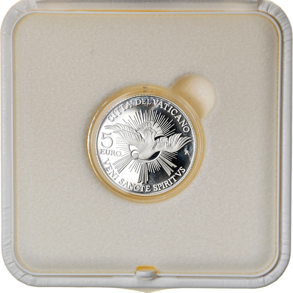 Vatican, 5 Euro, Siège Vacant, 2013, MS(65-70), Silver