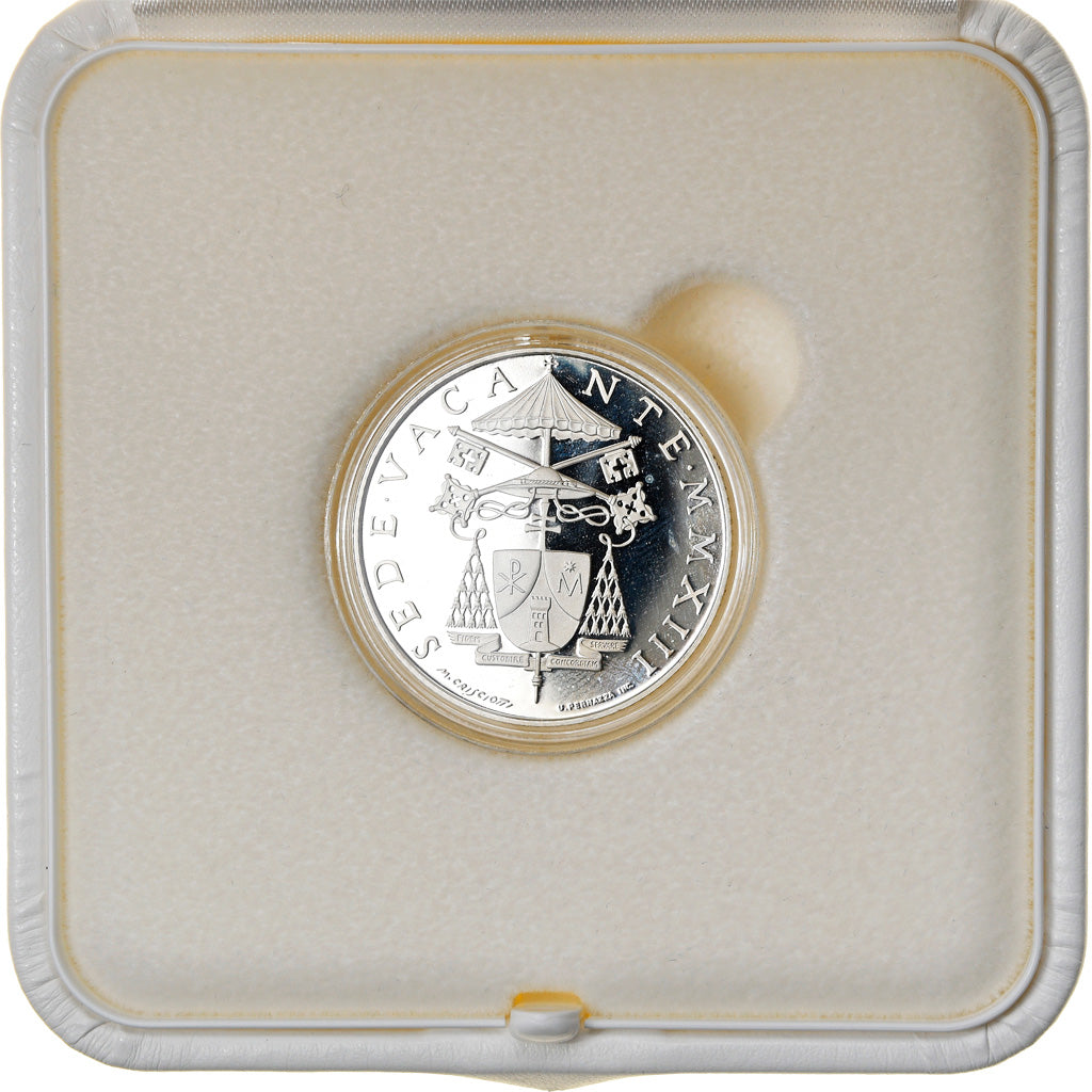 Vatican, 5 Euro, Siège Vacant, 2013, MS(65-70), Silver