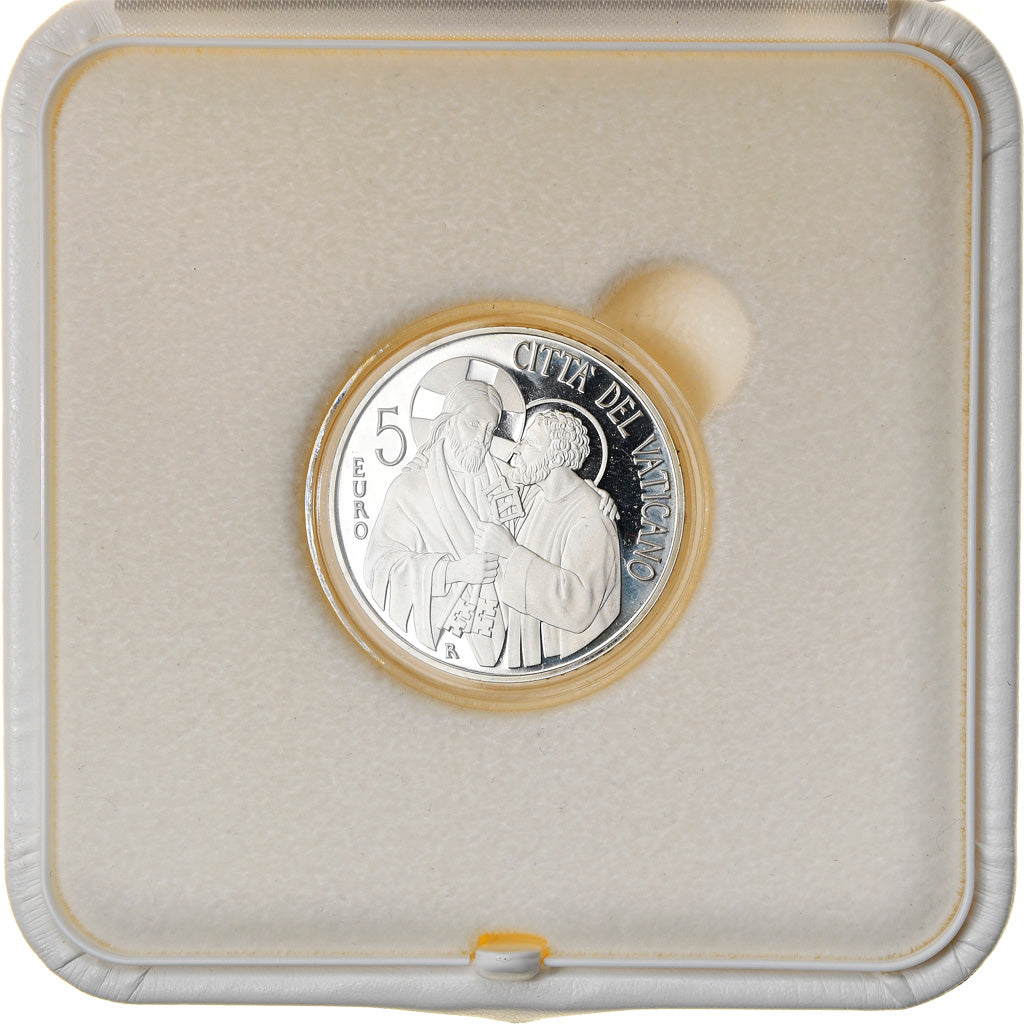 Vatican, Pape François, 5 Euro, Pontificat, 2013, MS(65-70), Silver