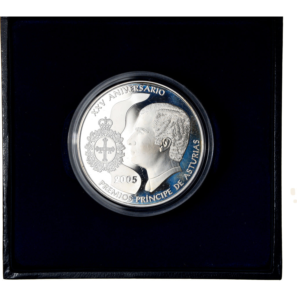 Spain, 10 Euro, Prix des princes d'Asturies, 2005, Madrid, MS(65-70), Silver