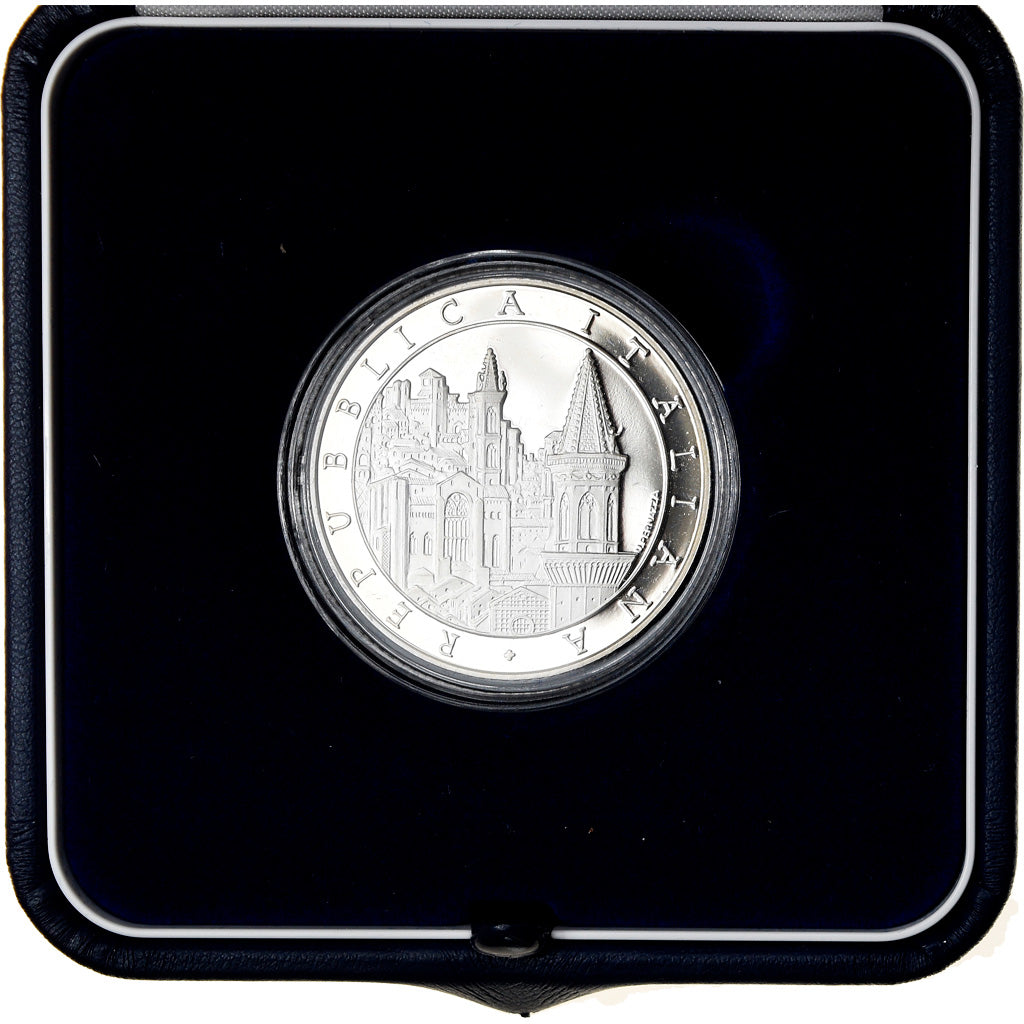 Italy, 5 Euro, Italie des arts (Pérouse), 2015, MS(65-70), Silver