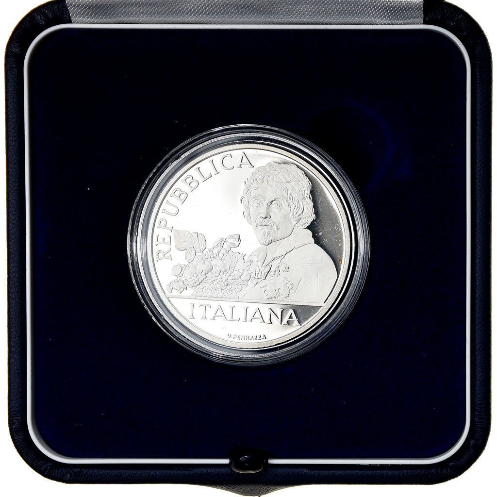 Italy, 10 Euro, Caravaggio, 2010, Rome, MS(65-70), Silver, KM:332