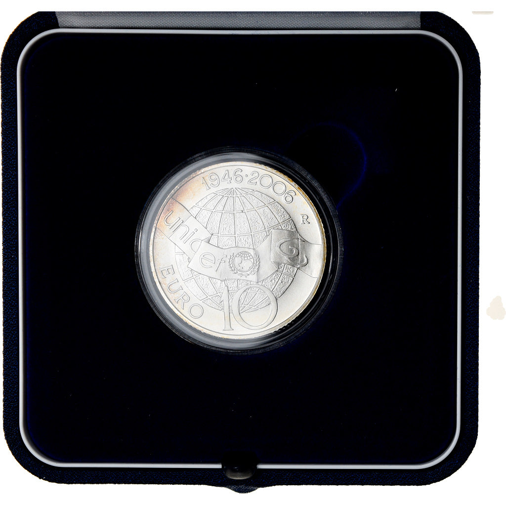 Italy, 10 Euro, Unisef, 2006, Rome, MS(65-70), Silver, KM:286