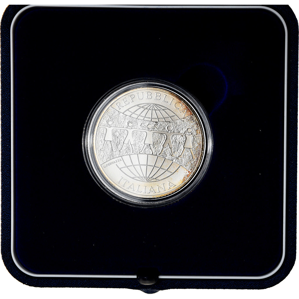 Italy, 10 Euro, Unisef, 2006, Rome, MS(65-70), Silver, KM:286