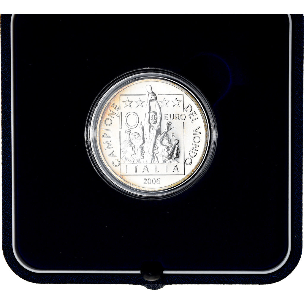 Italie, 10 Euro, FIFA World Cup - Germany, 2006, Rome, FDC, Argent, KM:283