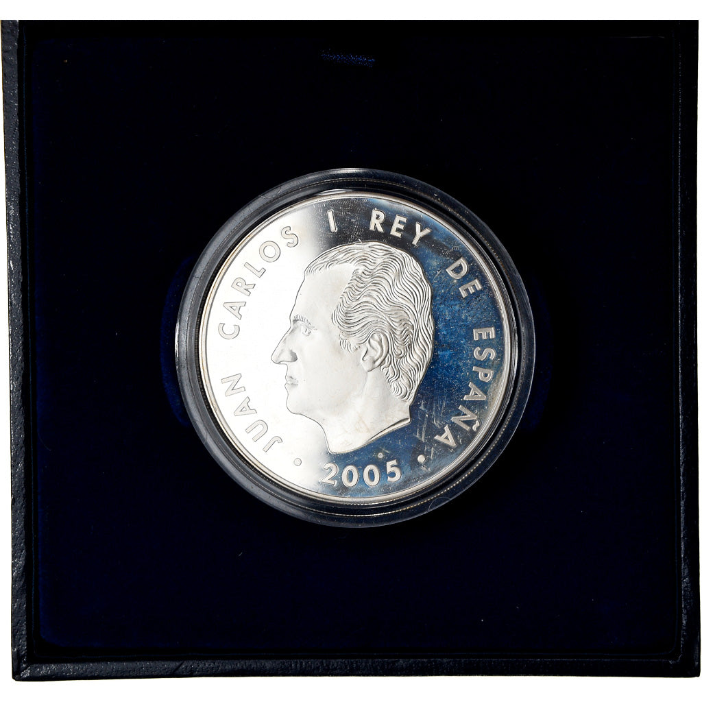 Spain, 10 Euro, Jeux olympiques de Turin, 2005, MS(65-70), Silver