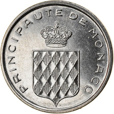 Coin, Monaco, Rainier III, Centime, 1976, AU(55-58), Stainless Steel, KM:155