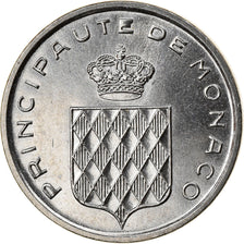 Monnaie, Monaco, Rainier III, Centime, 1976, SUP, Stainless Steel, Gadoury:MC