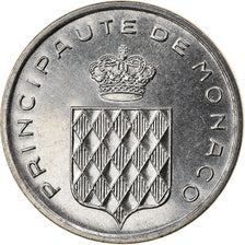 Coin, Monaco, Rainier III, Centime, 1976, AU(55-58), Stainless Steel, KM:155
