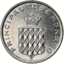 Moneta, Monaco, Rainier III, Centime, 1976, AU(55-58), Stal nierdzewna, KM:155