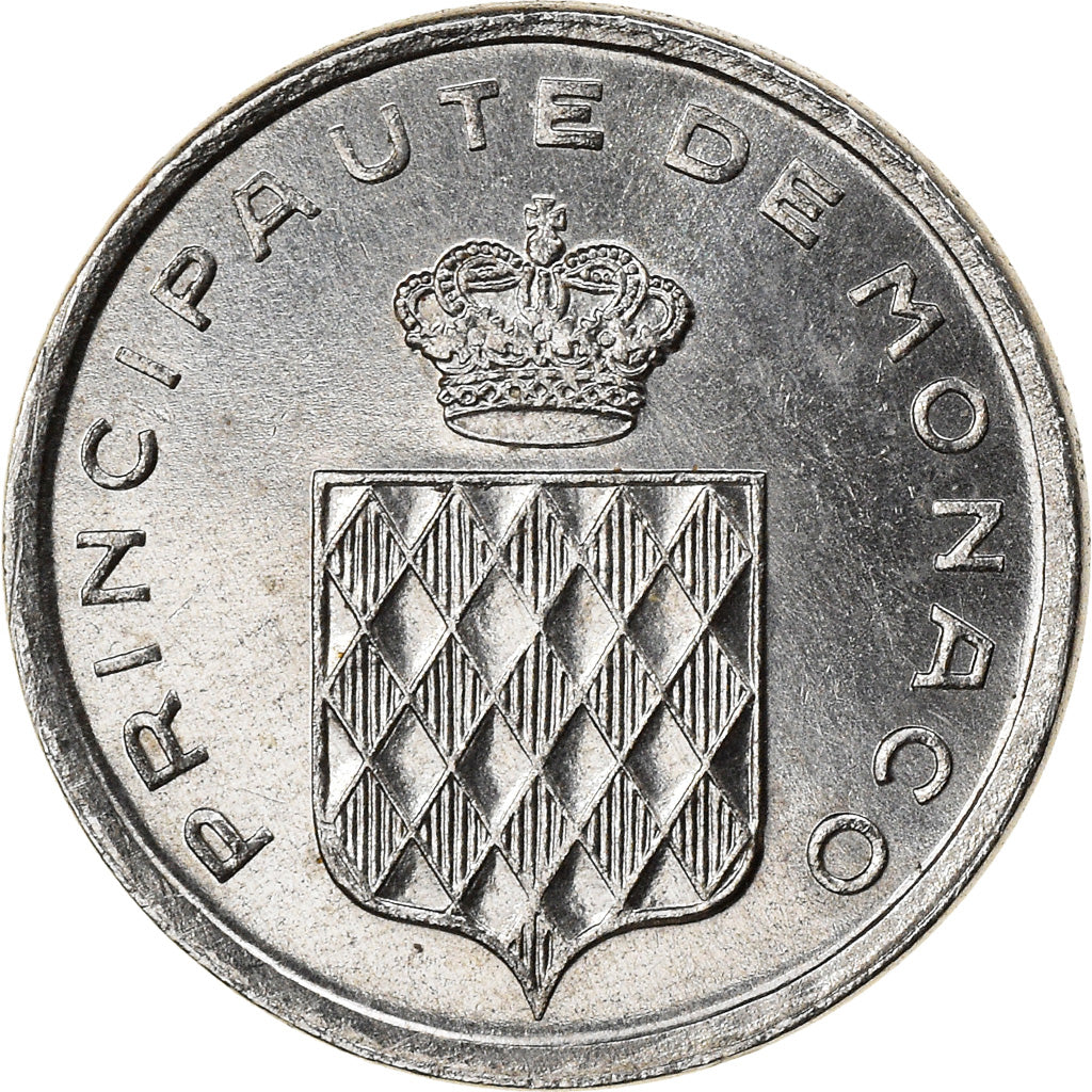 Coin, Monaco, Rainier III, Centime, 1978, AU(55-58), Stainless Steel, KM:155