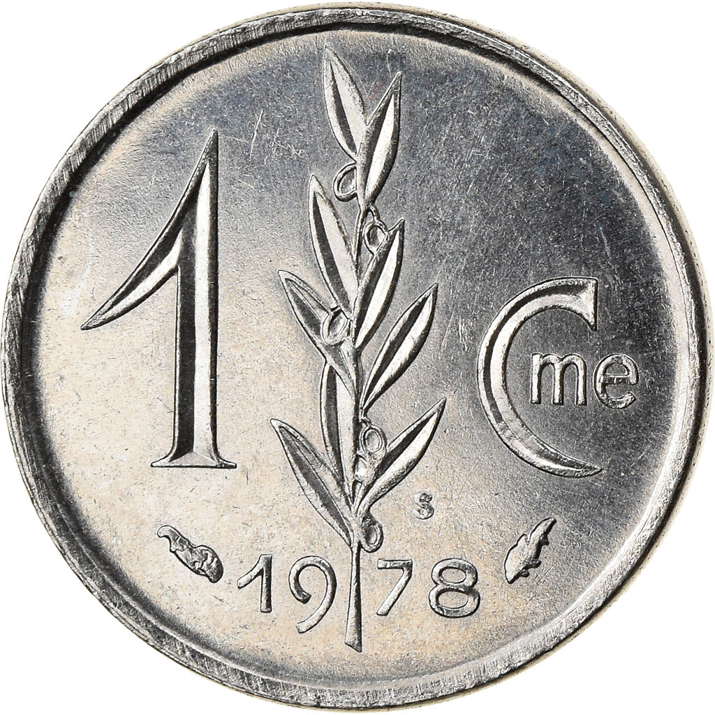 Monnaie, Monaco, Rainier III, Centime, 1978, SUP, Stainless Steel, Gadoury:MC