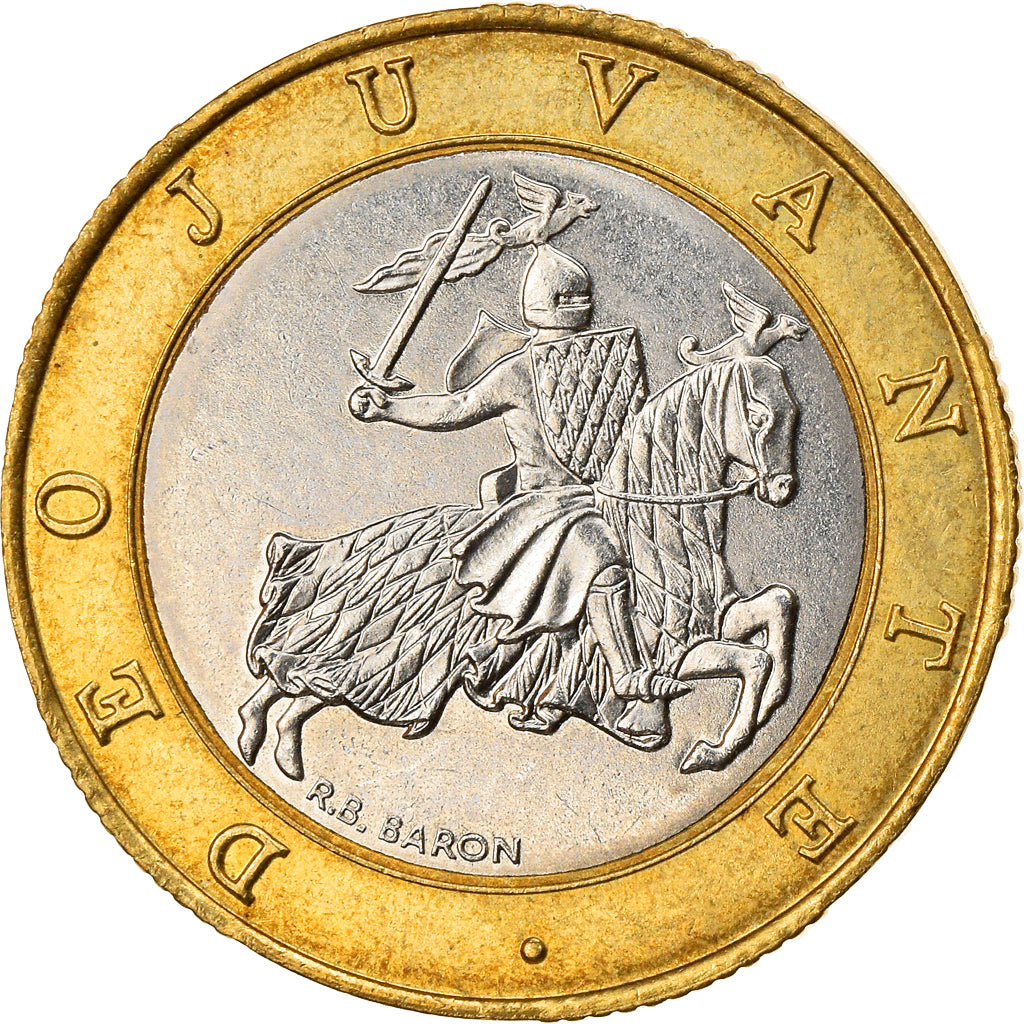 Monnaie, Monaco, Rainier III, 10 Francs, 1989, SUP, Bi-Metallic, Gadoury:MC160