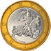 Münze, Monaco, Rainier III, 10 Francs, 1989, VZ, Bi-Metallic, KM:163
