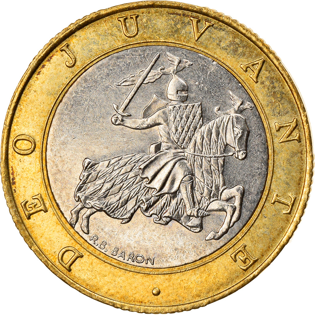 Monnaie, Monaco, Rainier III, 10 Francs, 1995, TTB, Bi-Metallic, Gadoury:MC160