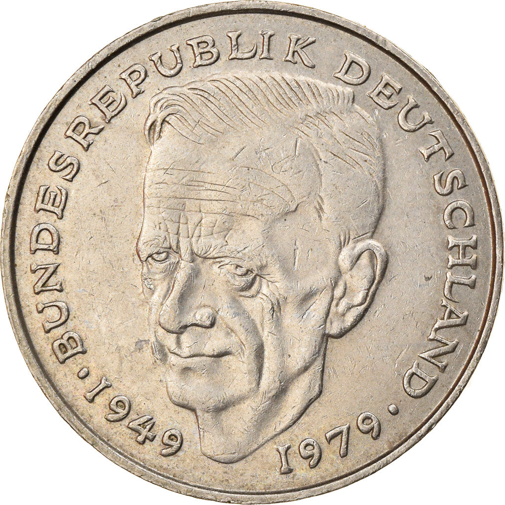 Coin, GERMANY - FEDERAL REPUBLIC, 2 Mark, 1979, Stuttgart, EF(40-45)