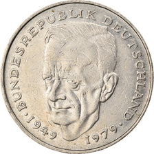Moneta, GERMANIA - REPUBBLICA FEDERALE, 2 Mark, 1980, Stuttgart, BB, Nichel
