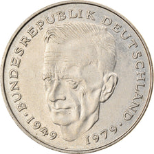 Coin, GERMANY - FEDERAL REPUBLIC, 2 Mark, 1980, Karlsruhe, EF(40-45)