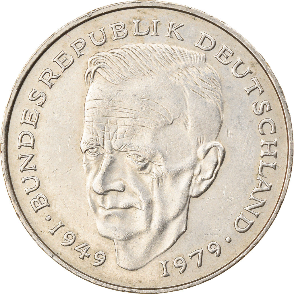 Coin, GERMANY - FEDERAL REPUBLIC, 2 Mark, 1981, Stuttgart, EF(40-45)