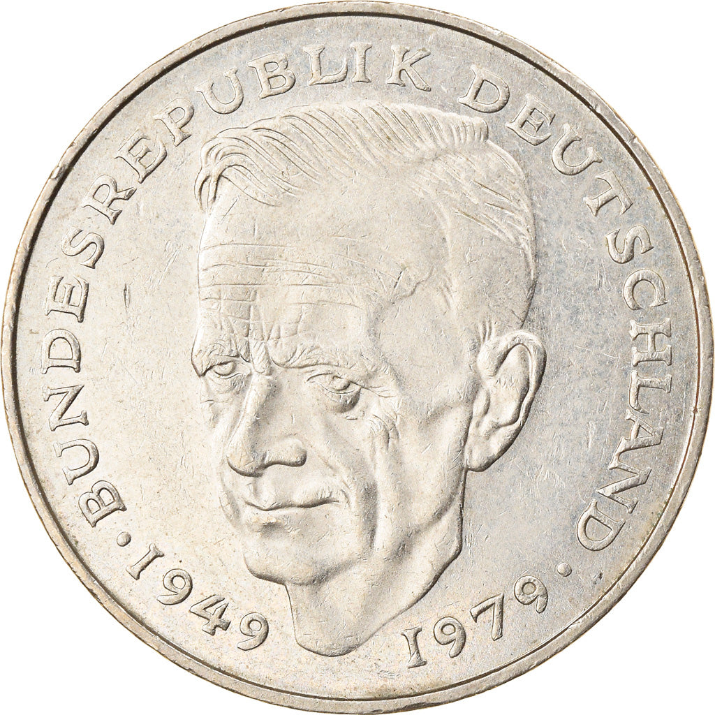 Coin, GERMANY - FEDERAL REPUBLIC, 2 Mark, 1985, Hambourg, EF(40-45)