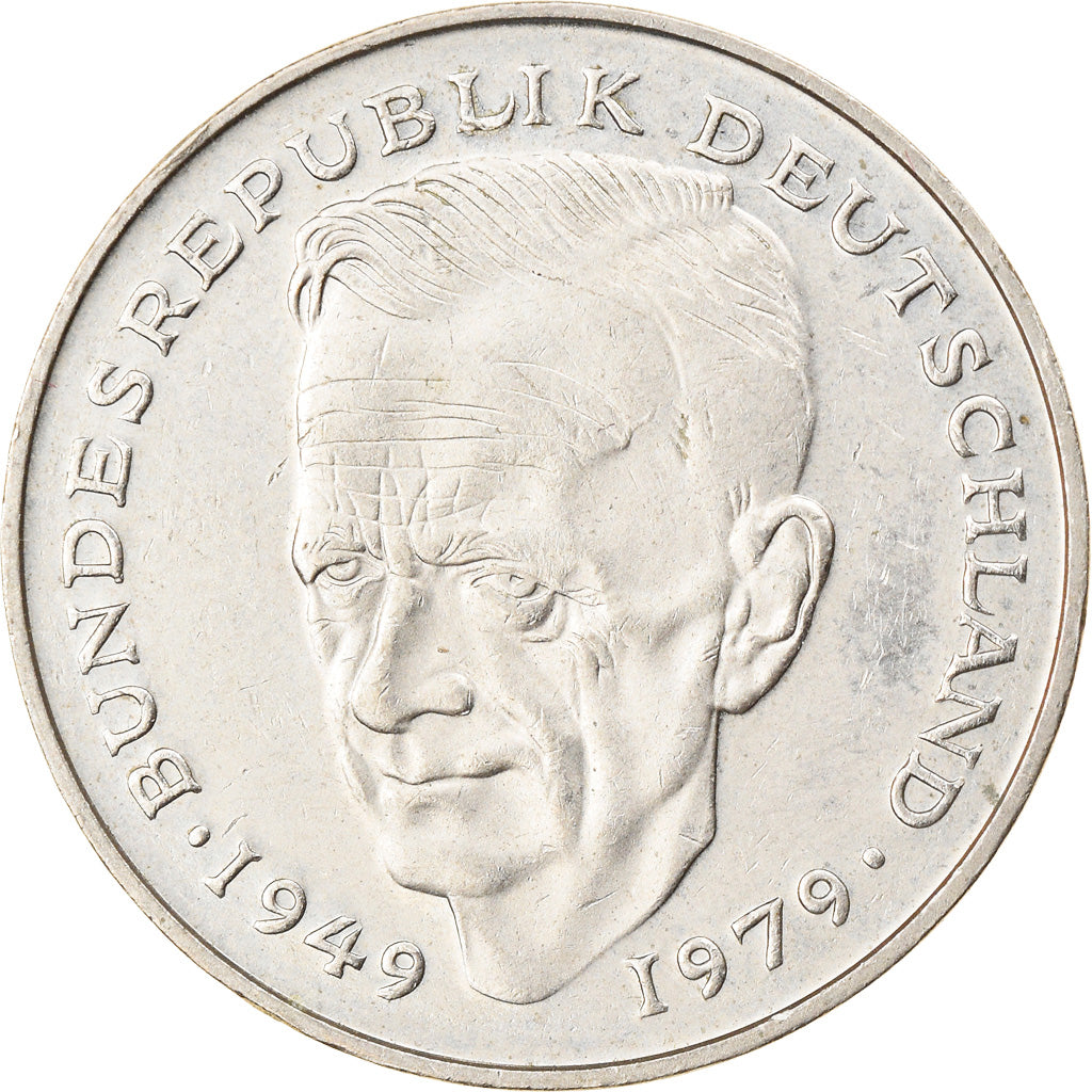 Coin, GERMANY - FEDERAL REPUBLIC, 2 Mark, 1986, Munich, EF(40-45), Copper-Nickel