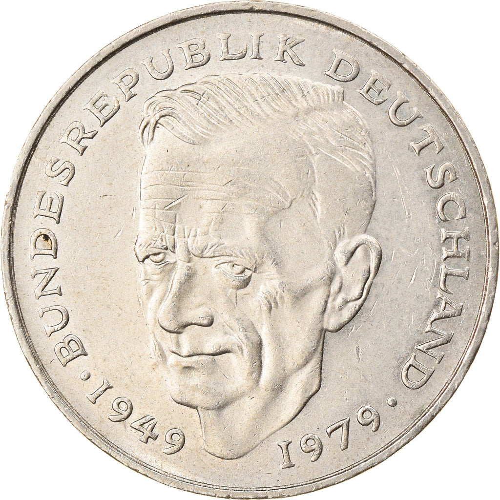Coin, GERMANY - FEDERAL REPUBLIC, 2 Mark, 1987, Hambourg, EF(40-45)