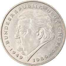 Moneta, Niemcy - RFN, 2 Mark, 1990, Karlsruhe, EF(40-45), Miedź-Nikiel