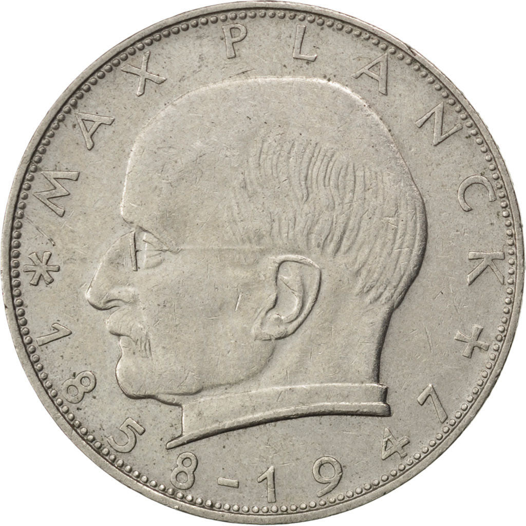 GERMANY - FEDERAL REPUBLIC, 2 Mark, 1962, Munich, KM #116, EF(40-45),...