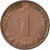 Monnaie, République fédérale allemande, Pfennig, 1968, Karlsruhe, TTB, Copper